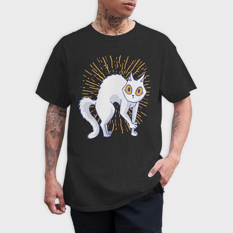 Cat Crab Walk, Tricou Barbati (Unisex)