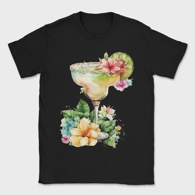Margarita Flowers Leaves, Tricou Barbati (Unisex)