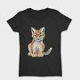 Lynx Sitting Face, Tricou Femei