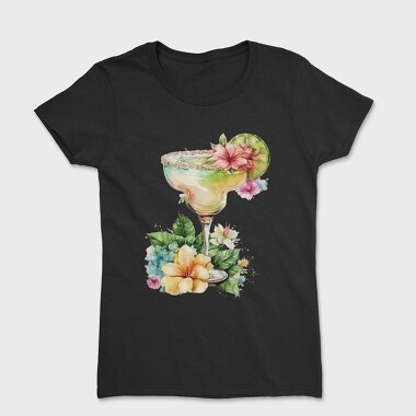Margarita Flowers Leaves, Tricou Femei