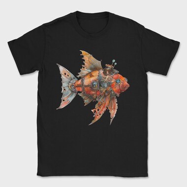 Mechanical Fish 07, Tricou Barbati (Unisex)