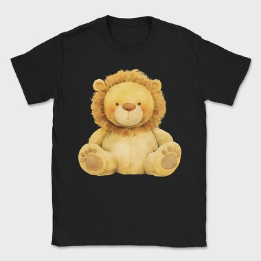 Lion Watercolor Clips, Tricou Barbati (Unisex)