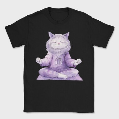 Meditating Cat Pajamas, Tricou Barbati (Unisex)