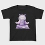 Meditating Cat Pajamas, Tricou Copii