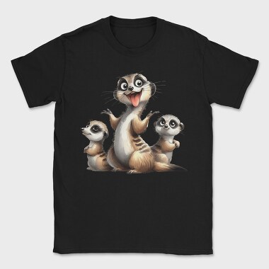 Meerkat Family, Tricou Barbati (Unisex)