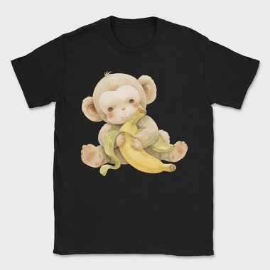 Monkey Banana Clutch, Tricou Barbati (Unisex)