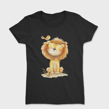Lion With Bird, Tricou Femei