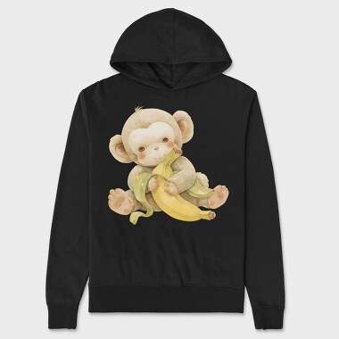 Monkey Banana Clutch, Hanorac Oversize Barbati (Unisex)