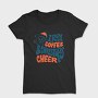Anti Christmas Holiday Skeleton Santa Lettering, Tricou Femei