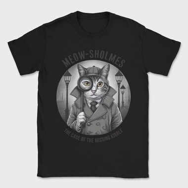 Meow W Sholmes, Tricou Barbati (Unisex)