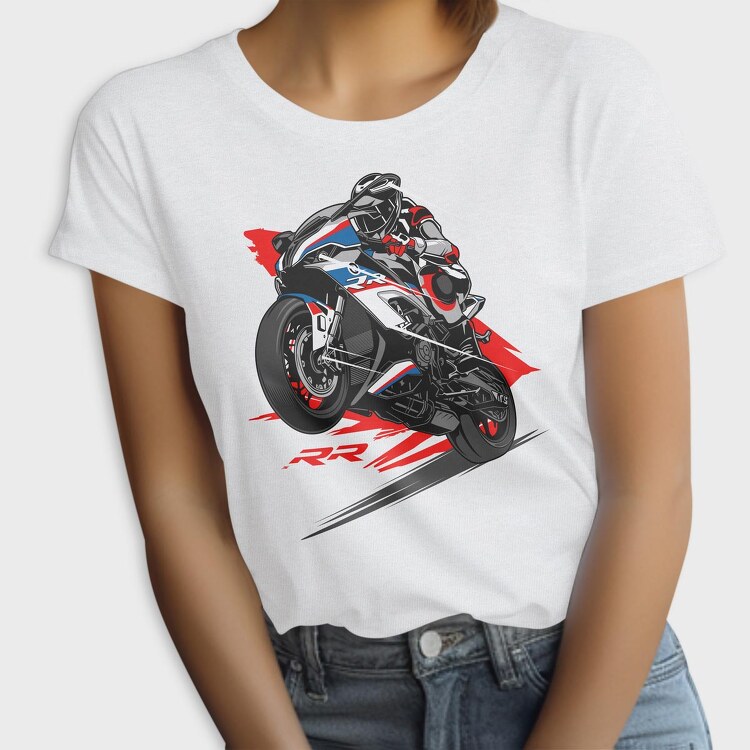 BMW S1000RR Wheelie, Tricou Femei