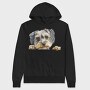 Loewchen Peeking Face, Hanorac Oversize Barbati (Unisex)
