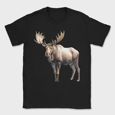 Moose Antlers, Tricou Barbati (Unisex)