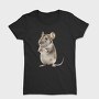 Mouse Standing Cute, Tricou Femei