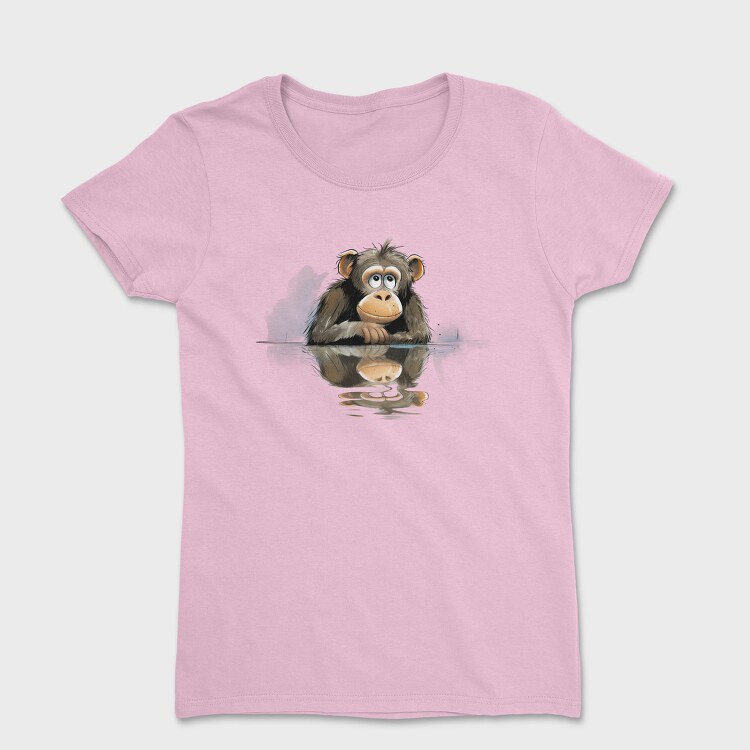 Monkey In Water, Tricou Femei