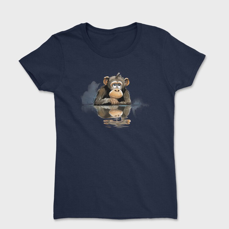 Monkey In Water, Tricou Femei