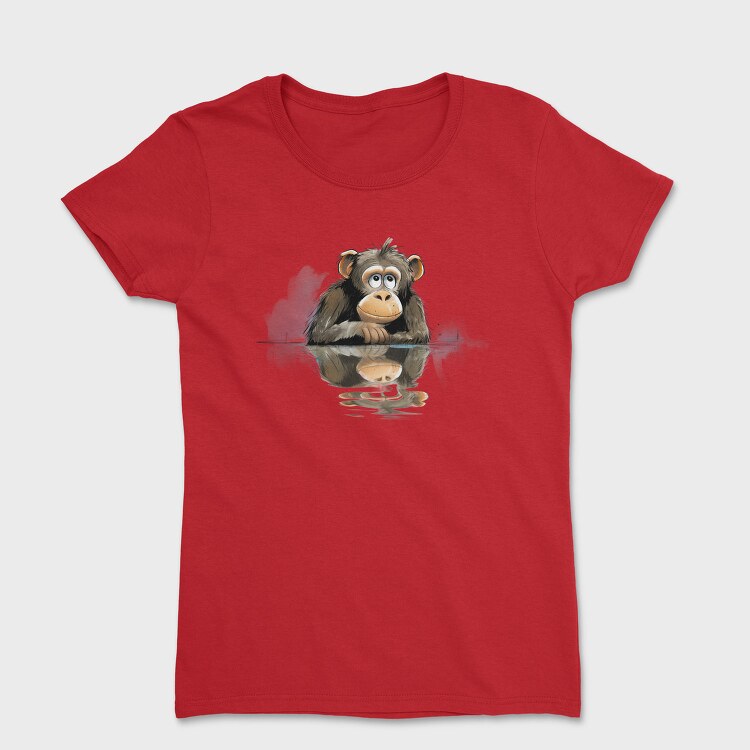 Monkey In Water, Tricou Femei