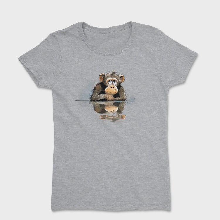 Monkey In Water, Tricou Femei
