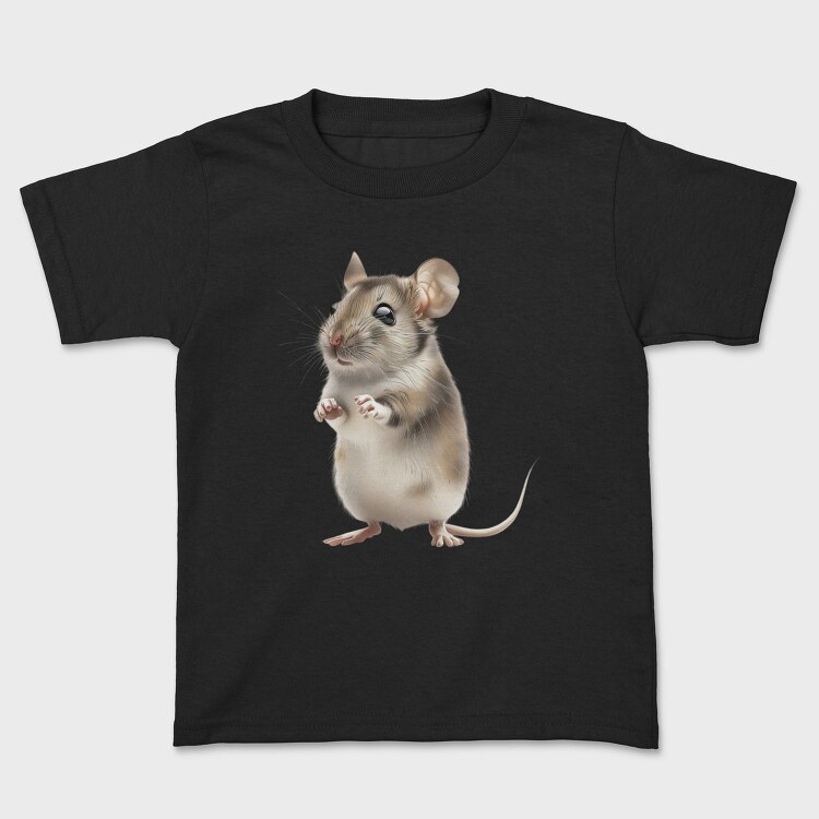 Mouse Standing Cute, Tricou Copii