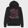 Need A Hedgehog Hug, Hanorac Oversize Barbati (Unisex)