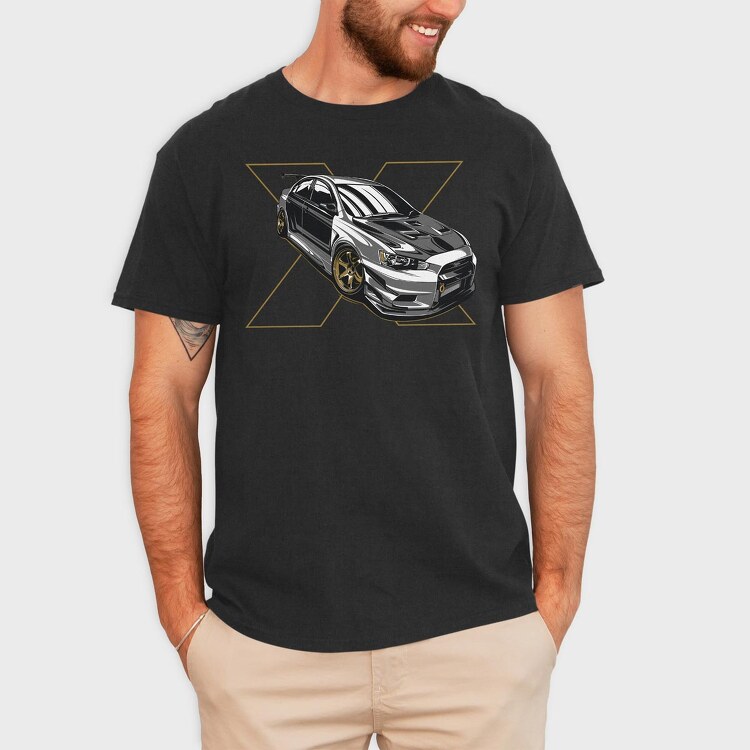 LANCER EVO X, Tricou Barbati (Unisex)