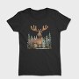 Moose In Forest, Tricou Femei