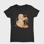 Dog Coffee Doodle, Tricou Femei