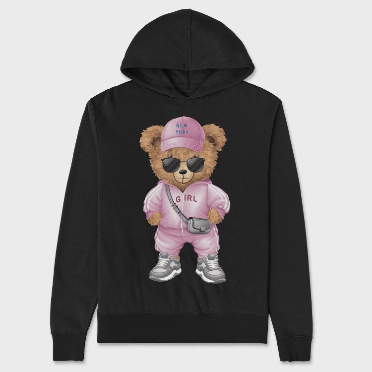 New York Girl, Hanorac Oversize Barbati (Unisex)