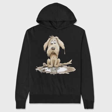 Muddy Dog Mess, Hanorac Oversize Barbati (Unisex)