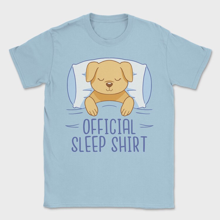 Dog Official Sleep Shirt, Tricou Barbati (Unisex)