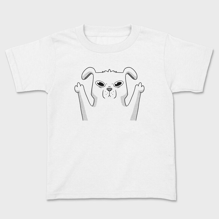 Dog Middle Finger 2, Tricou Copii