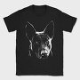 Dog Hollandse Herdershond Monochrome, Tricou Barbati (Unisex)