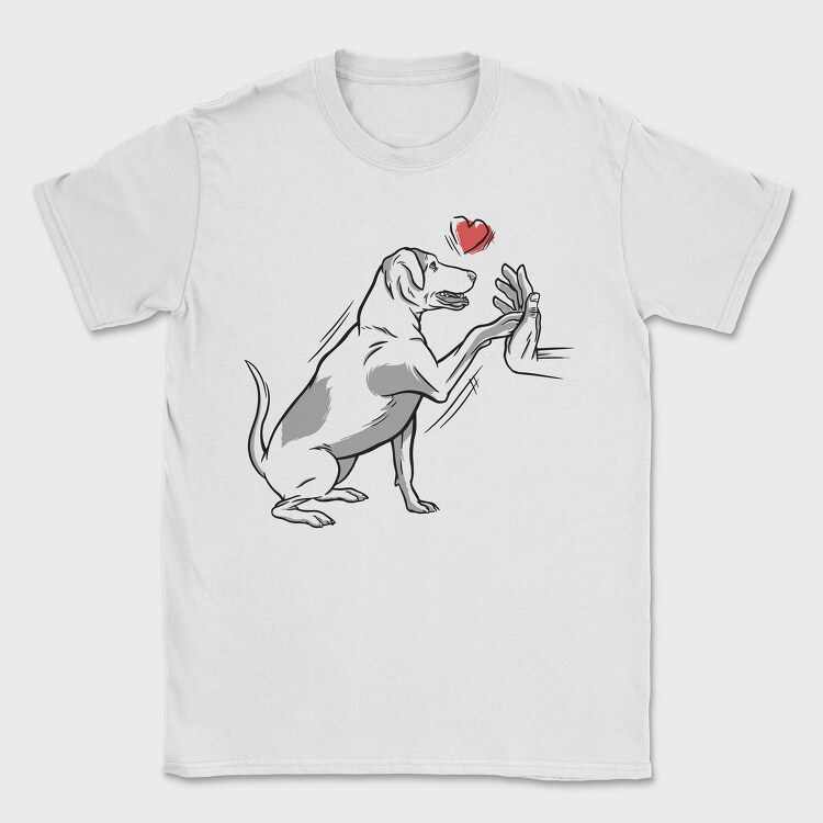 Dog High Five, Tricou Barbati (Unisex)