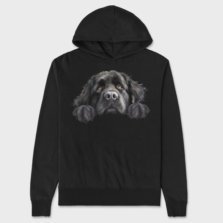 Newfoundland Lover, Hanorac Oversize Barbati (Unisex)