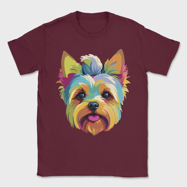 Dog Colorful, Tricou Barbati (Unisex)
