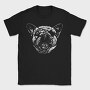Dog Blindfold Portrait, Tricou Barbati (Unisex)