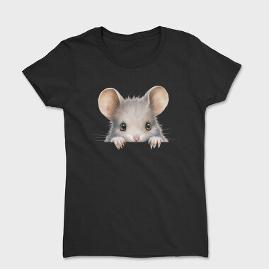 Mouse Face Peeking, Tricou Femei