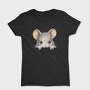 Mouse Face Peeking, Tricou Femei