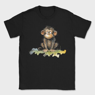 Monkey Smiling Face, Tricou Barbati (Unisex)