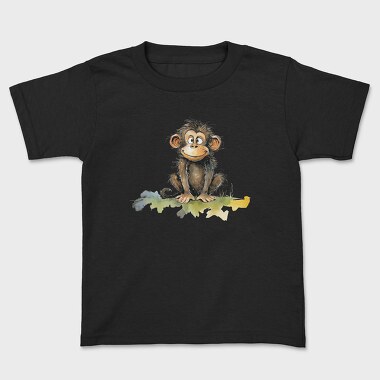 Monkey Smiling Face, Tricou Copii