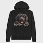 Newfoundland Peeking, Hanorac Oversize Barbati (Unisex)