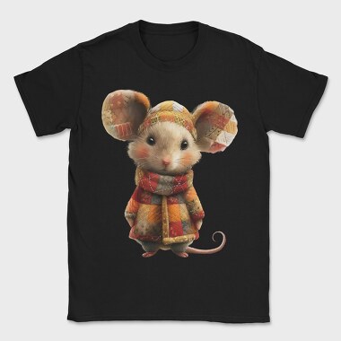 Mouse Patchwork, Tricou Barbati (Unisex)
