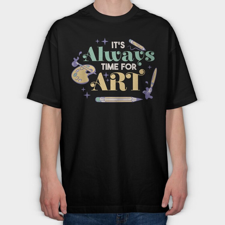 Artistic Painting And Drawing, Tricou Oversize Barbati (Unisex)