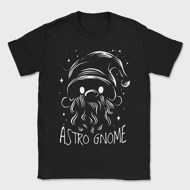 Astro Gnome Astronomer, Tricou Barbati (Unisex)