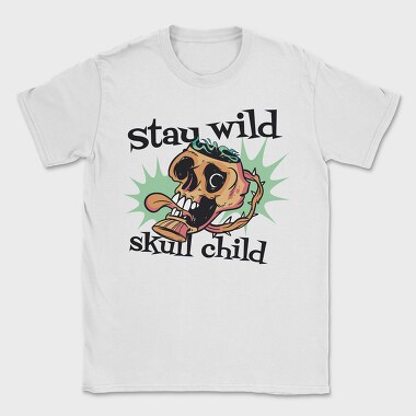 Wild Skull Child, Tricou Barbati (Unisex)