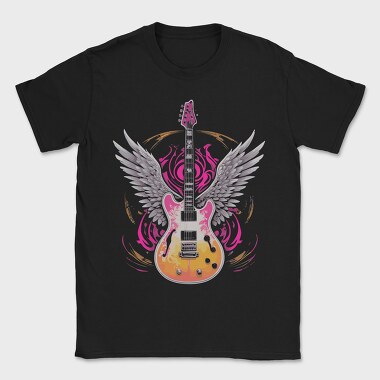 Winged Guitar Rock, Tricou Barbati (Unisex)