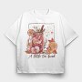 Winter Tea Cozy Drink Watercolor Beverage, Tricou Oversize Barbati (Unisex)