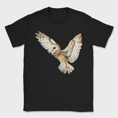 Owl Flying Clipart, Tricou Barbati (Unisex)