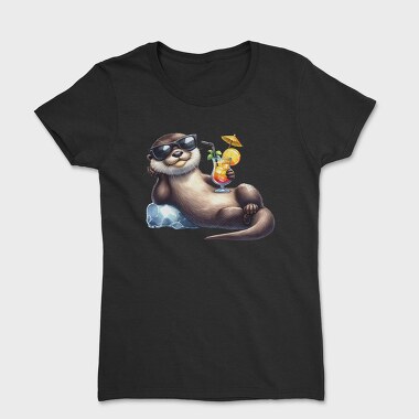 Otter Sunglasses Cocktail, Tricou Femei