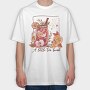 Winter Tea Cozy Drink Watercolor Beverage, Tricou Oversize Barbati (Unisex)
